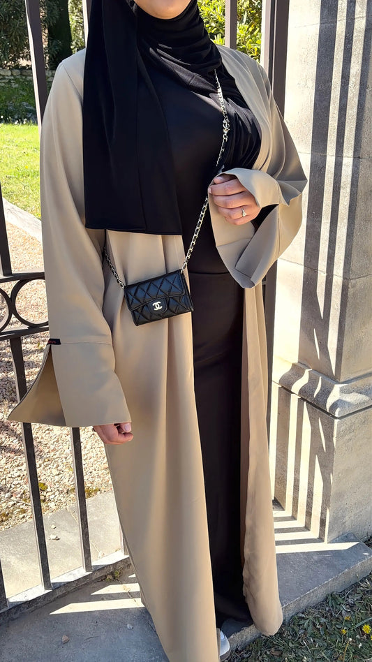 KIMONO KIMAYA - MARRON CLAIR